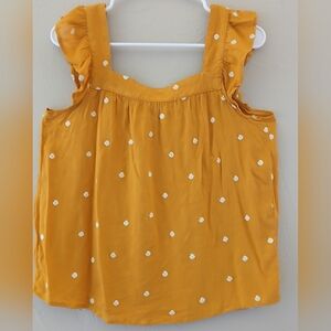 Universal Thread Mustard Yellow Short Sleeve Top